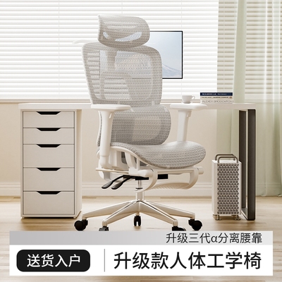 人体工学椅子护腰电脑椅家用舒适久坐可躺办公室座椅宿舍电竞椅子