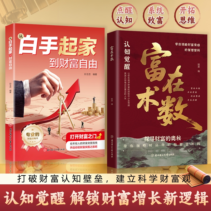 【官方正版】富在术数 白手起家 探索财富的奥秘 打破财富认知壁垒