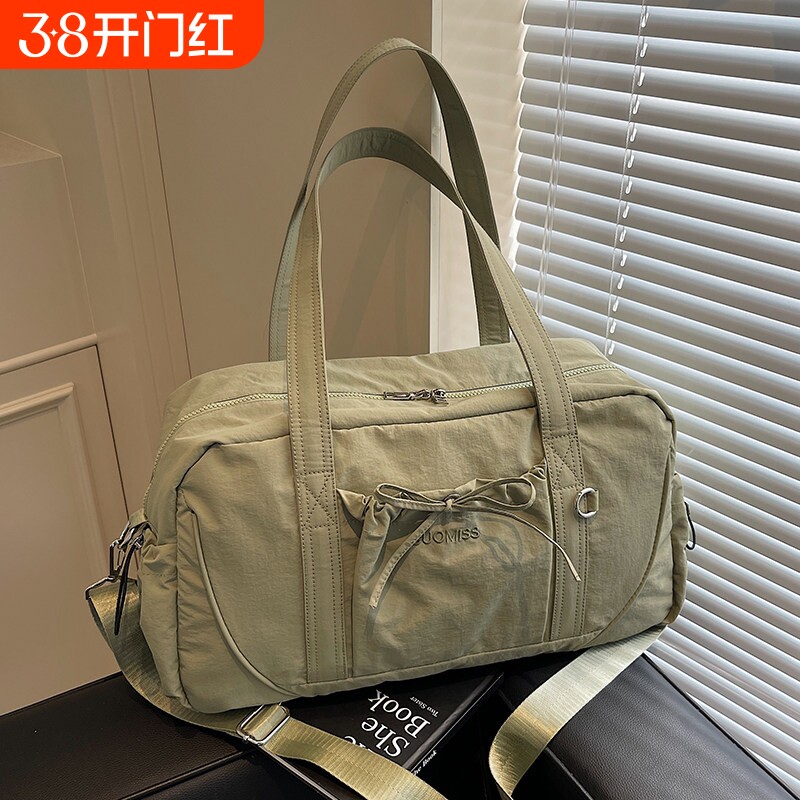 轻便大容量休闲韩系健身包时尚简约短途旅行包通勤瑜伽收纳行李袋