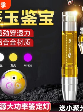 玉石古玩鉴定验钞防伪专用手电