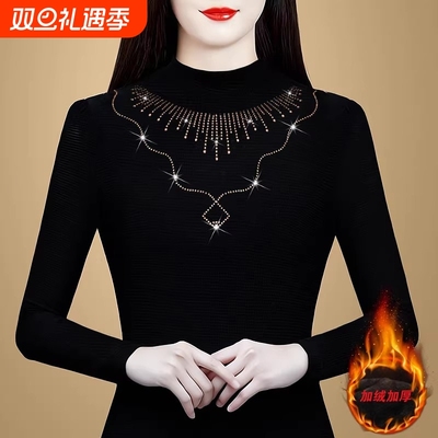 半高领打底衫秋冬新款保暖