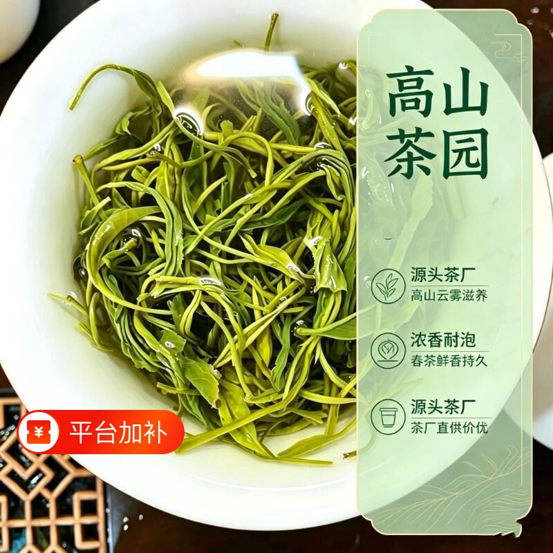 2026年贵州绿茶浓香型嫩芽特级明前毛峰毛尖耐泡口粮茶炒青袋装