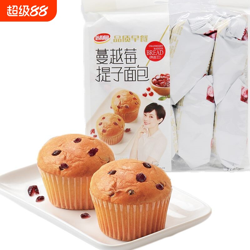 达利园蔓越莓提子面包早餐糕点图片