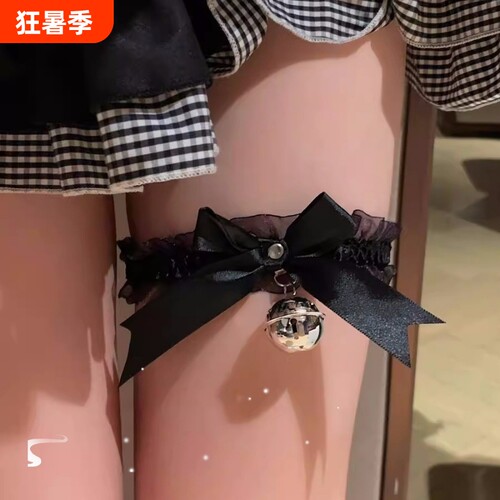 蝴蝶结性感蕾丝腿链项圈