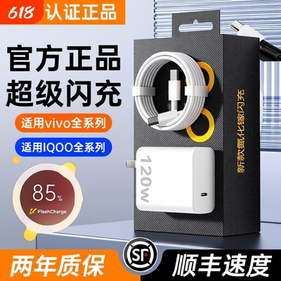 官方原配vivo120/200W充电器iqoo