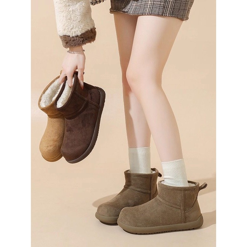 面包鞋雪地靴女2025新款冬季加绒女鞋子厚底防水防滑保暖勃肯棉鞋,女鞋,时尚雪地靴,淘宝优惠券,粉丝福利购,淘宝优惠卷