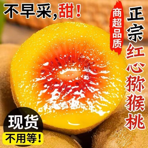 红心猕猴桃大果1斤|超1000次加购