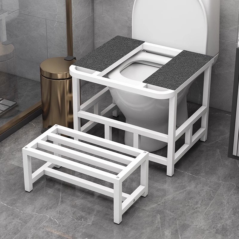 卫浴收纳凳蹲坑式防溅水马桶凳