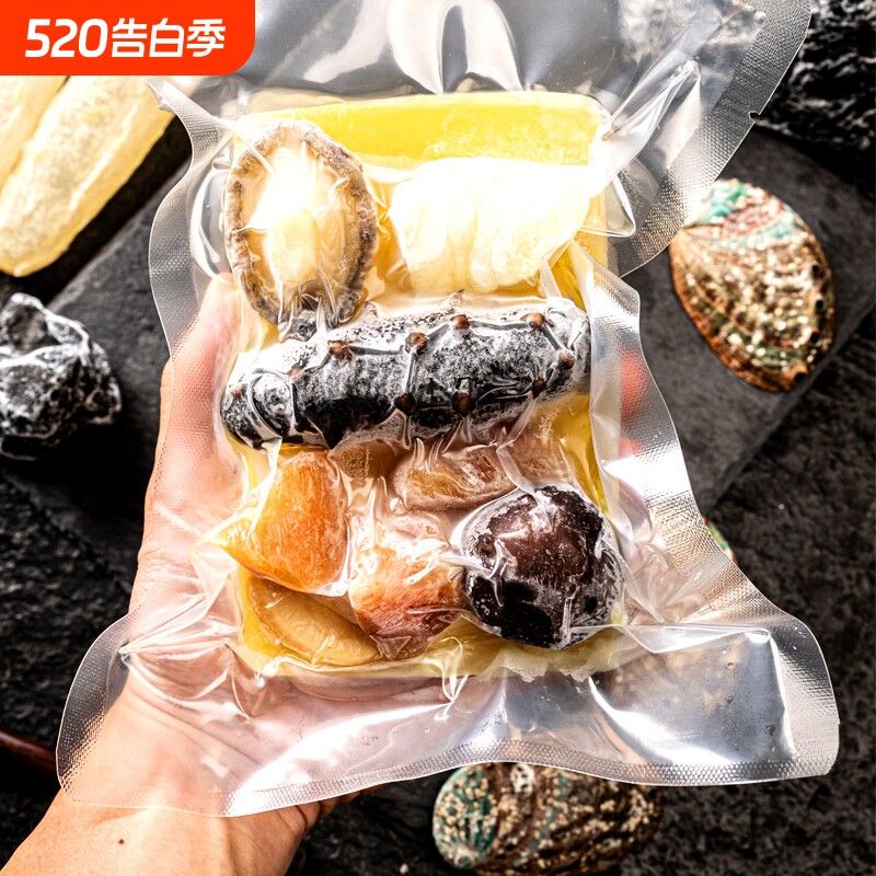 正宗金汤加热即食海参鲍鱼花胶海鲜捞饭面罐袋装家庭单人
