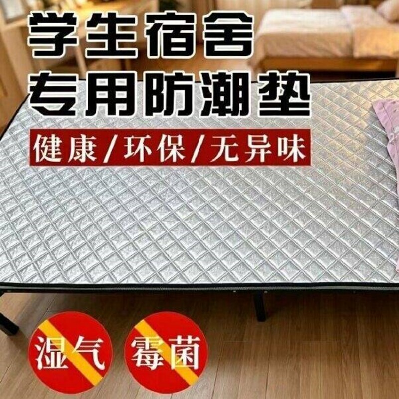 学生宿舍防潮垫医院陪护工地午睡垫加厚垫防水户外地铺铝膜野餐垫图片