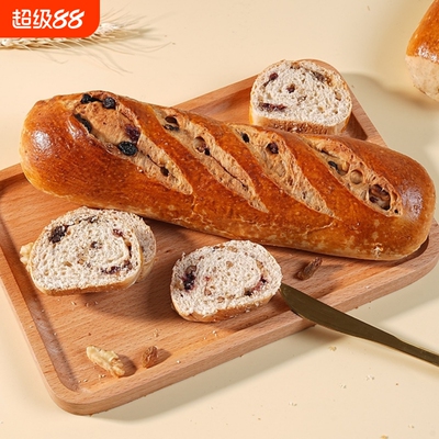 马家麦坊坚果大列巴面包俄式健康零食休闲食品全麦早餐果仁无蔗糖