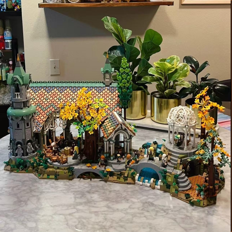 【亏本冲】指环王幽谷积木玩具