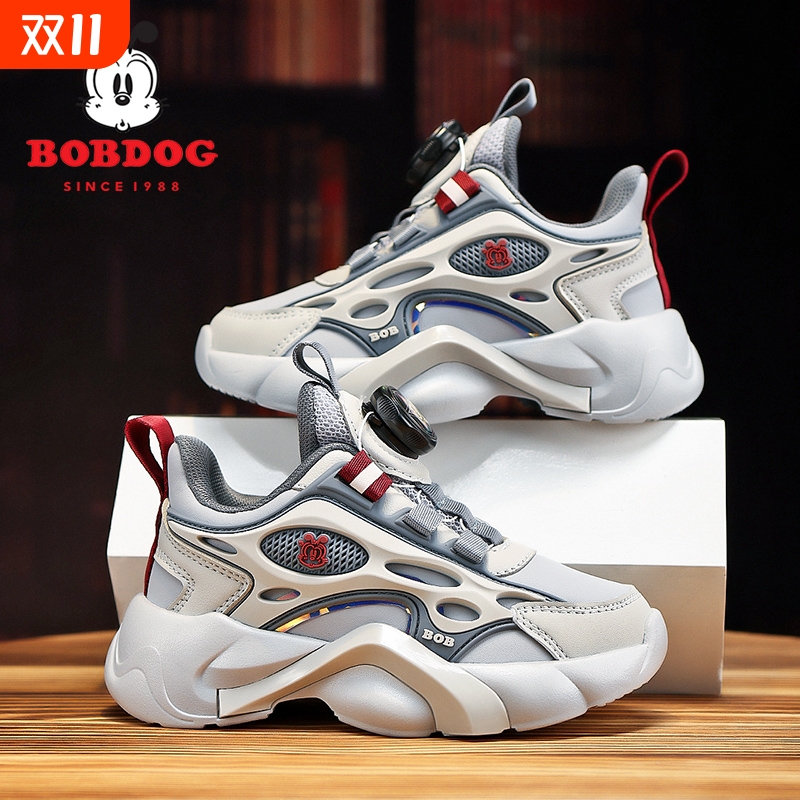 巴布豆男童鞋子2025春秋新款