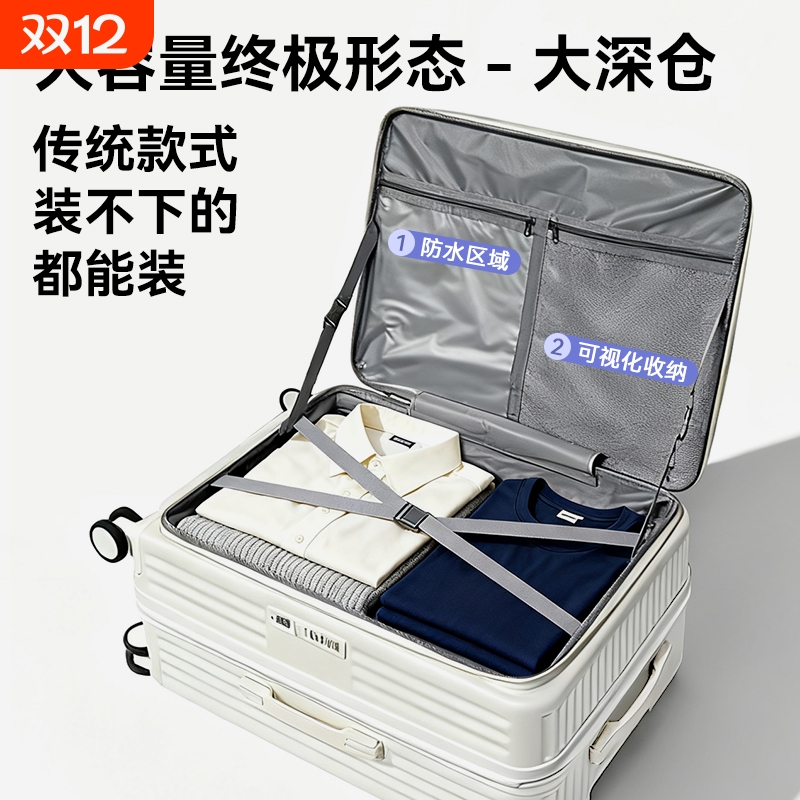 FKODPSABS+PC万向轮前开盖大深仓