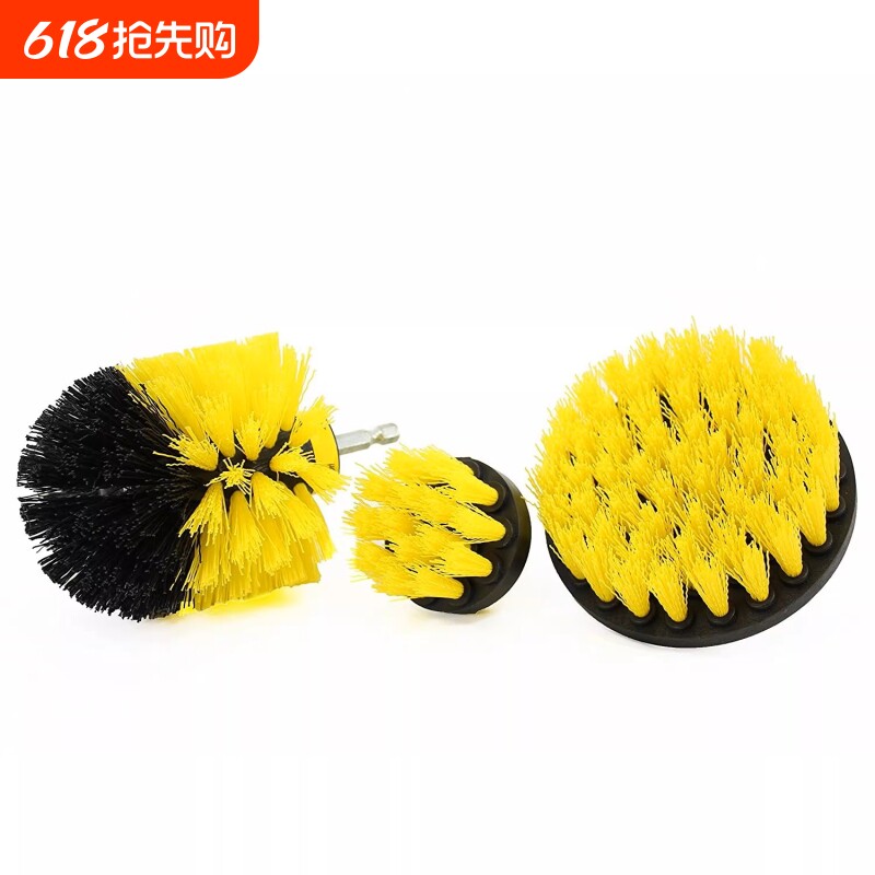 电动清洁刷电钻刷头套装卫生间厨房瓷砖汽车洗车刷多功能清洁神器