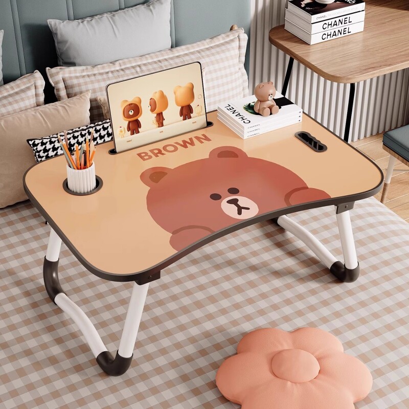 床上小桌子小桌板宿舍学生学习写字可折叠卡通笔记本电脑支架床上书桌