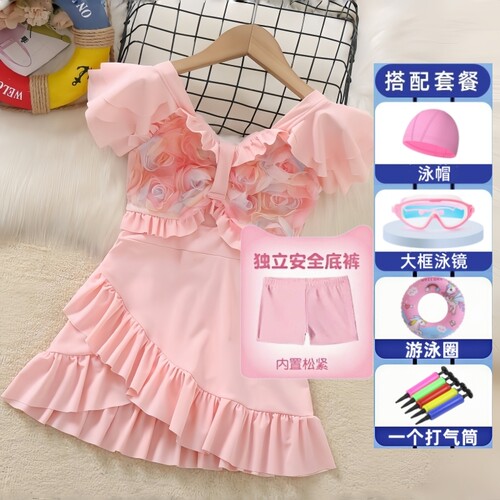 女童新款公主裙泳衣|千人加购