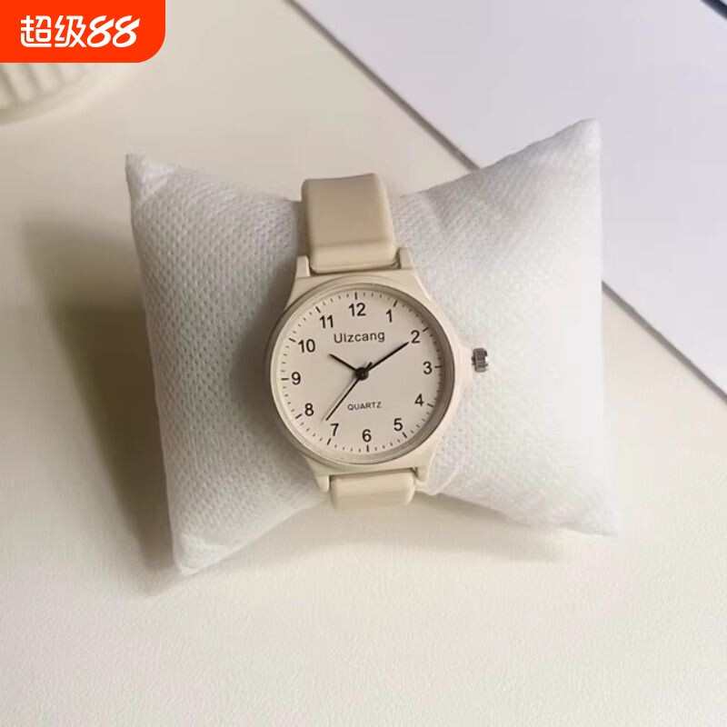 考试专用手表女款初高中学生只看时间静音可以带进考场简约石英表