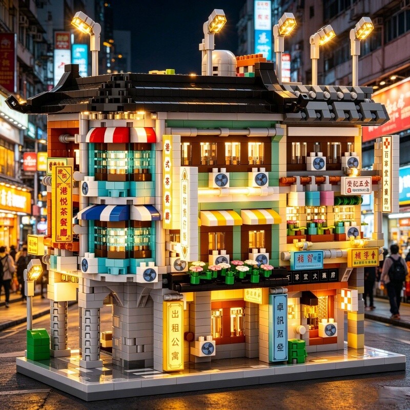 【爆款】香港积木模型拼装图片
