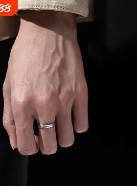 莫比乌斯环自律戒指男潮高级感