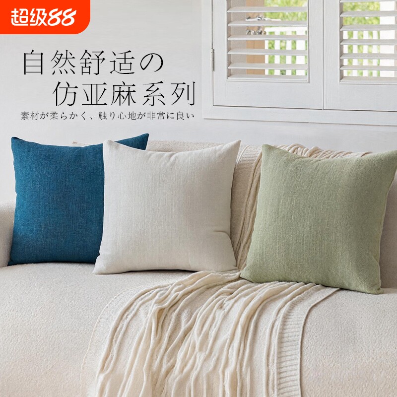 高级感风可拆洗抱枕|千人加购										