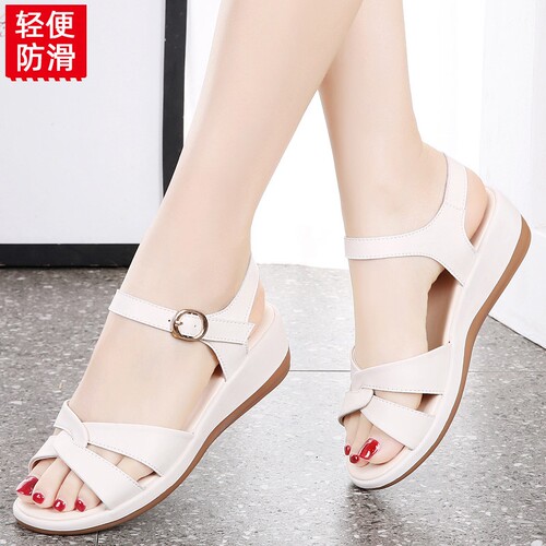 意尔康心选夏季百搭凉鞋女厚底