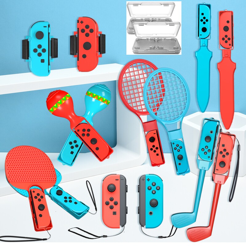 适用switch2运动sports配件体感运动全套 10合1握把