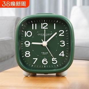 霸王星小闹钟家用客厅座钟时钟儿童学生起床学习闹表静音桌面叫醒