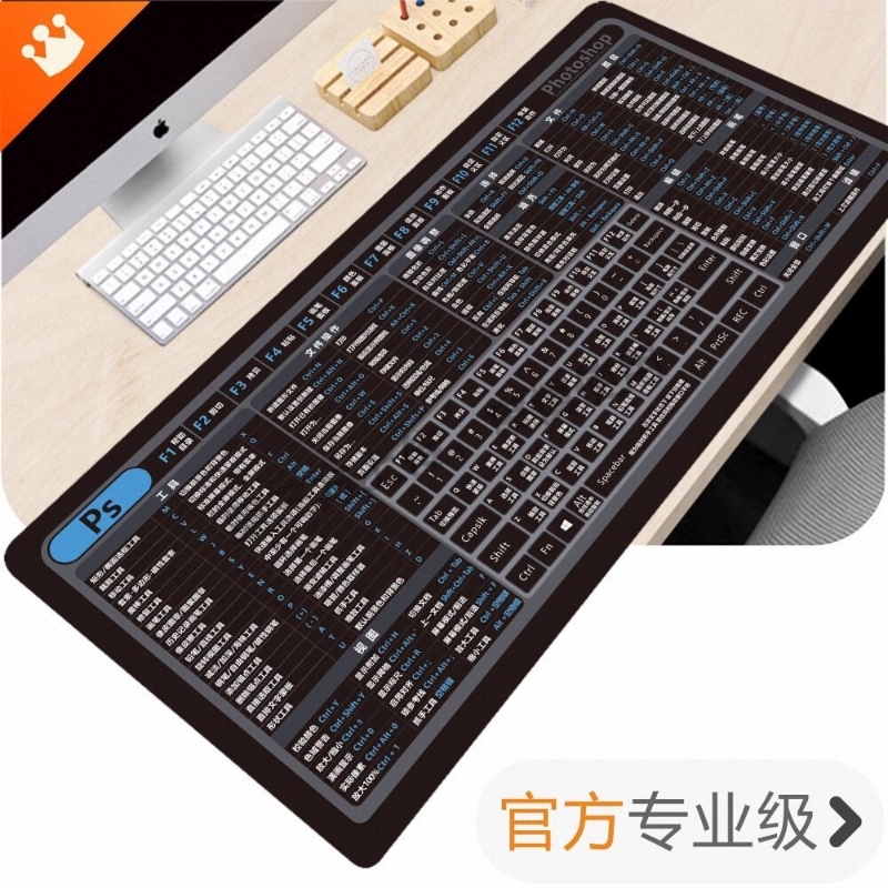 鼠标垫创意文字护腕鼠标垫键盘托