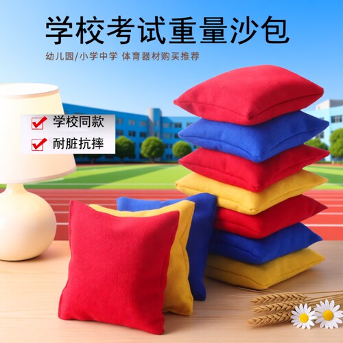 沙包儿童丢沙包小学生幼儿园专用投掷体育达标成人沙包袋趣味耐磨