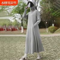 防曬衣女夏2025新款可外穿電動(dòng)車長款全身防曬服防紫外線罩衫薄