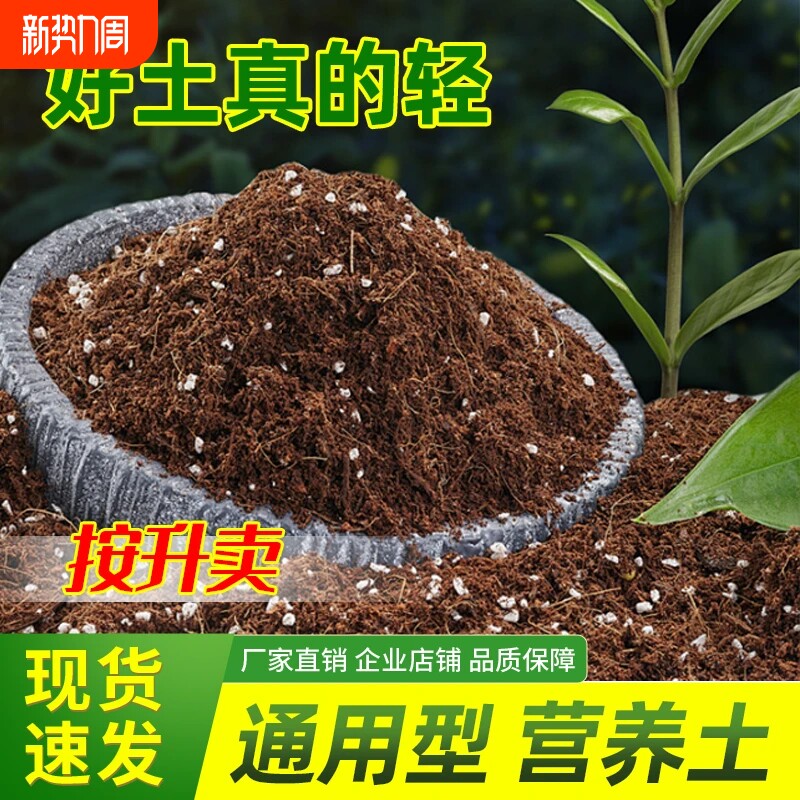 营养土养花专用通用型多肉花土种花种菜家用有机土壤种植花泥进口