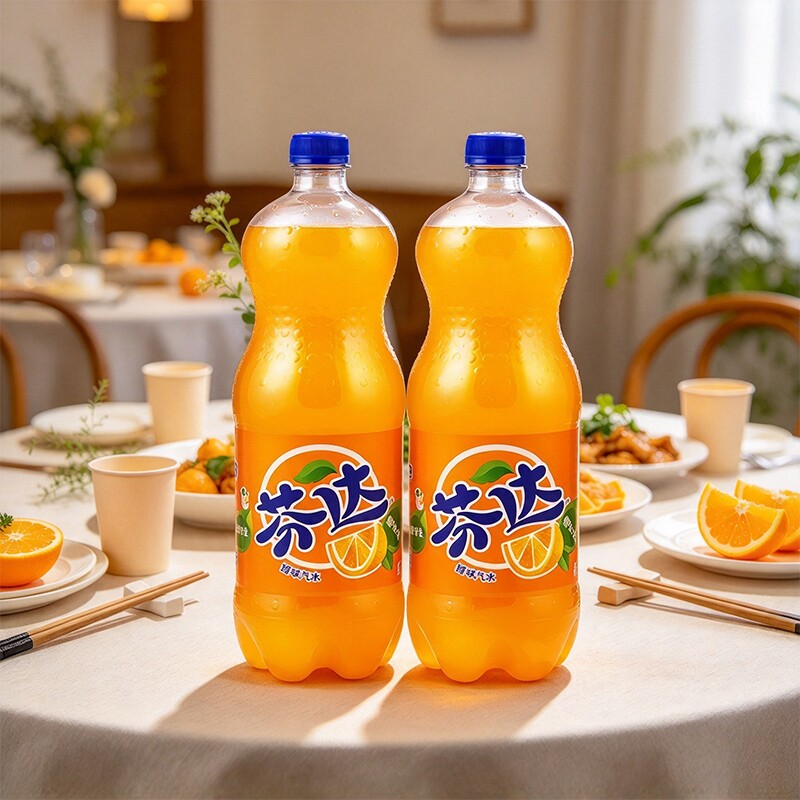 H可口可乐雪碧2L*2瓶/6瓶无糖可乐含糖芬达多口味汽水畅饮大桶装