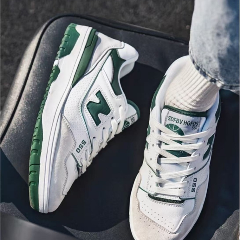 N字550运动鞋情侣轻便新款舒适休闲夏季低帮复古板鞋鞋子平底圆头