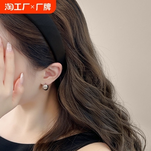 韩国复古发箍女增高颅顶宽版发卡碎发压发洗脸2024新款高级感发饰