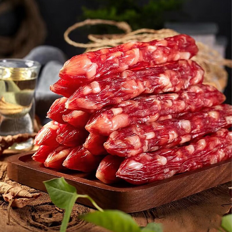 广味腊肠香肠甜肠烧烤肠广式小腊肠煲仔饭炒饭火锅肠商用东批发