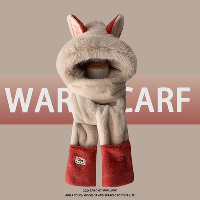 【哈尔滨旅游推荐】火狐狸围巾帽