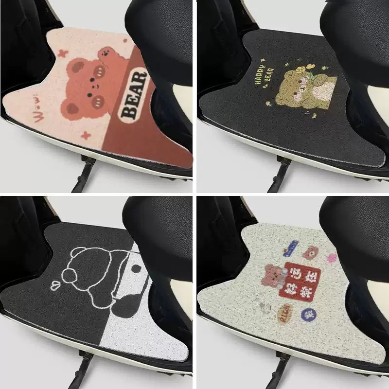 电动电瓶摩托车脚垫适用雅迪爱玛台铃九号专用脚踏垫脚踩通用踏板