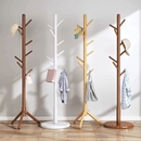 实木衣帽架挂包架落地卧室内客厅挂衣服架子家用立式 简易帽子玄关