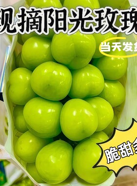 阳光玫瑰葡萄晴王新鲜水果无籽香印青提5斤特大果当季整箱鲜果