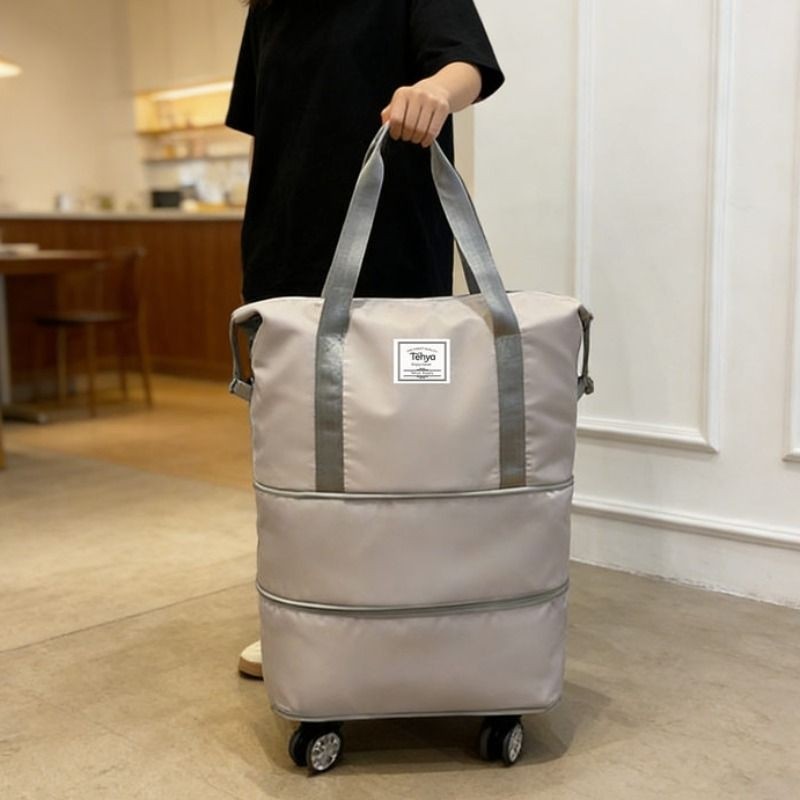 带万向轮的行李包学生行李收纳袋大容量轻便手提可折叠旅行包拉杆,箱包皮具/热销女包/男包,旅行袋,淘宝优惠券,粉丝福利购,淘宝优惠卷