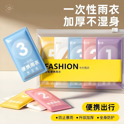 超十万+人加购】应急一次性雨衣