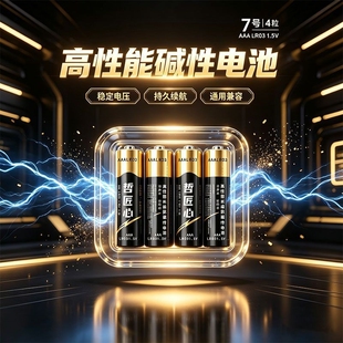 【哲匠心】碱性电池5号7号8粒