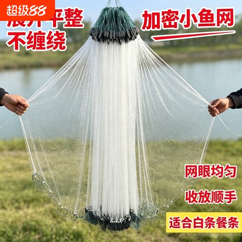 小渔网粘网单层三层白条网马口网