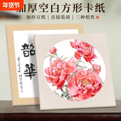 加厚宣纸卡纸毛笔字练字书法国画