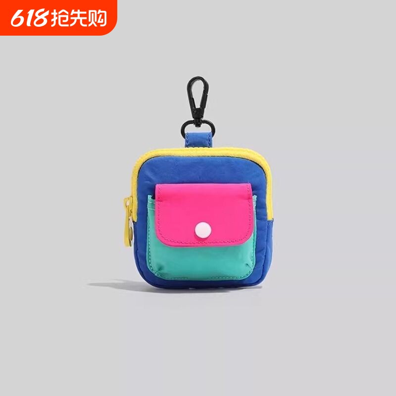 2026小众零钱包便携小巧多巴胺小卡包迷你拉链耳机包挂件硬币证件