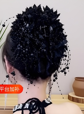 流苏款黑色发夹新款|163人收藏