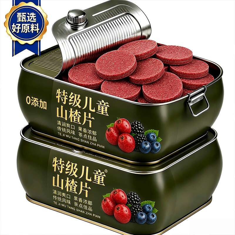 山楂片干正宗无添加官方旗舰店零食桑葚儿童健康营养食品原味新鲜