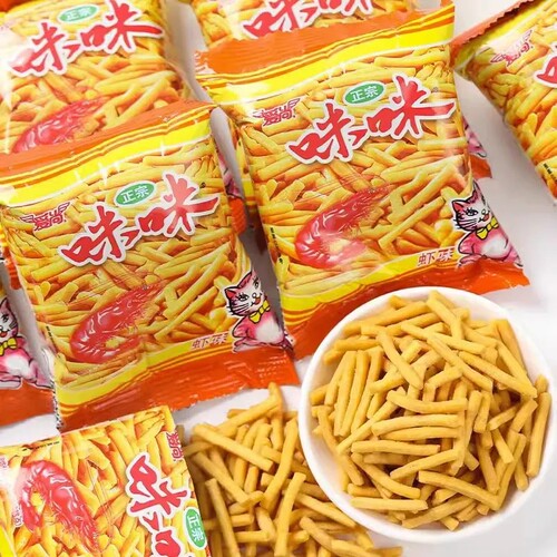 爱尚咪咪虾条蟹味粒零食大礼包
