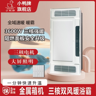 风暖浴霸照明排气扇一体卫生间浴室智能五合一暖风机